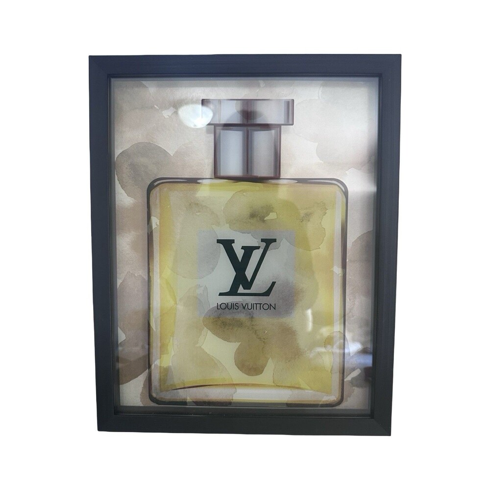 Crystal Luxe Wall Glass Luxury Decor Yellow bottle Image
